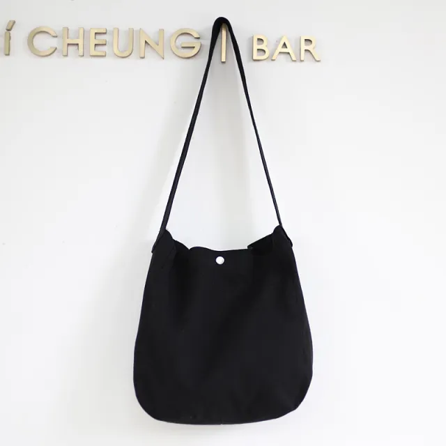 Women's Vintage Casual Washed Canvas Shoulder Crossbody Bag Black - Shop at LoveMi