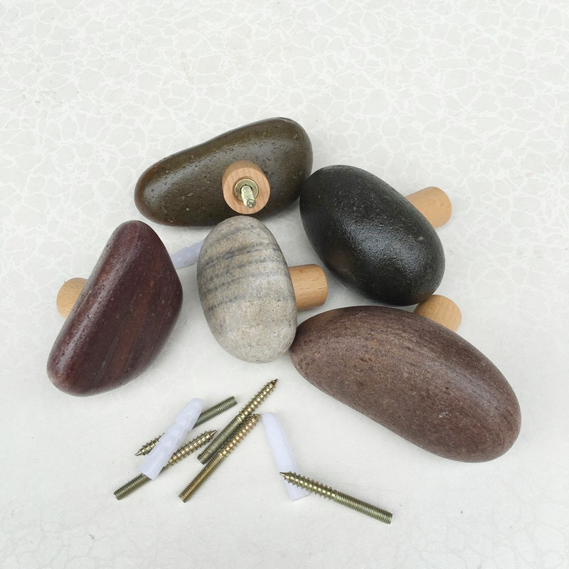 Hallway Cloakroom Wall Cobblestone Creative Hook - Image 6