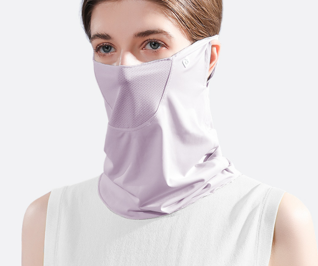 Summer Face Cover Face Scarf Balaclava UV Protction Earloop Neck Gaiter Breathable Outdoor Sports Women — foto 4
