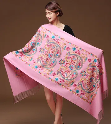 Embroidered Cotton And Linen Scarf Travel Sunscreen Ethnic Style Silk Scarf 16 Style - Shop at LoveMi