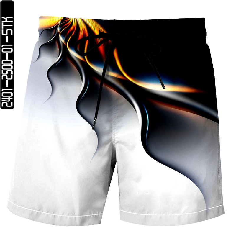 3d Digital Printing Ribbon Pattern Beach Pants 66c73383 6ed4 4319 9e20 85388f6679a7