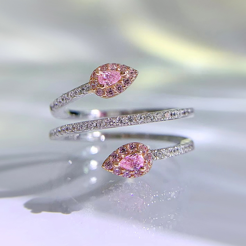 925 Aura Bright Snakelike Winding Ring