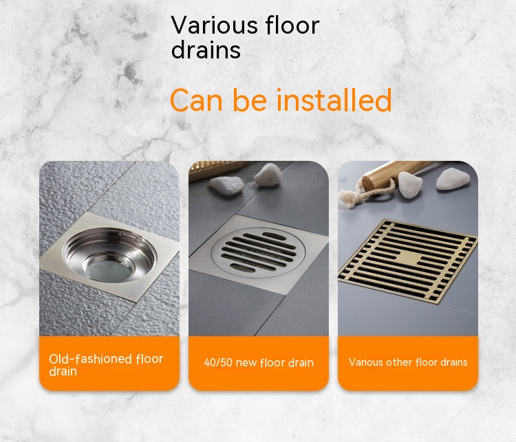 Title 9, Deodorant Floor Drain Core Small Caliber Bathro...