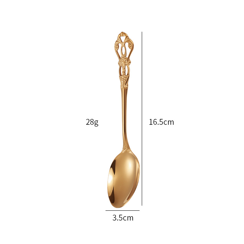 Rose gold medium spoon