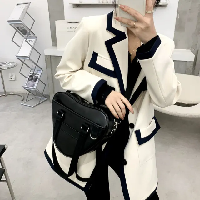 Girl Student's Shoulder Bag Diagonal Bag Handbag Black - Shop at LoveMi