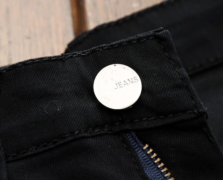 Men's Stretch Casual Pants With Black Zipper Decoration