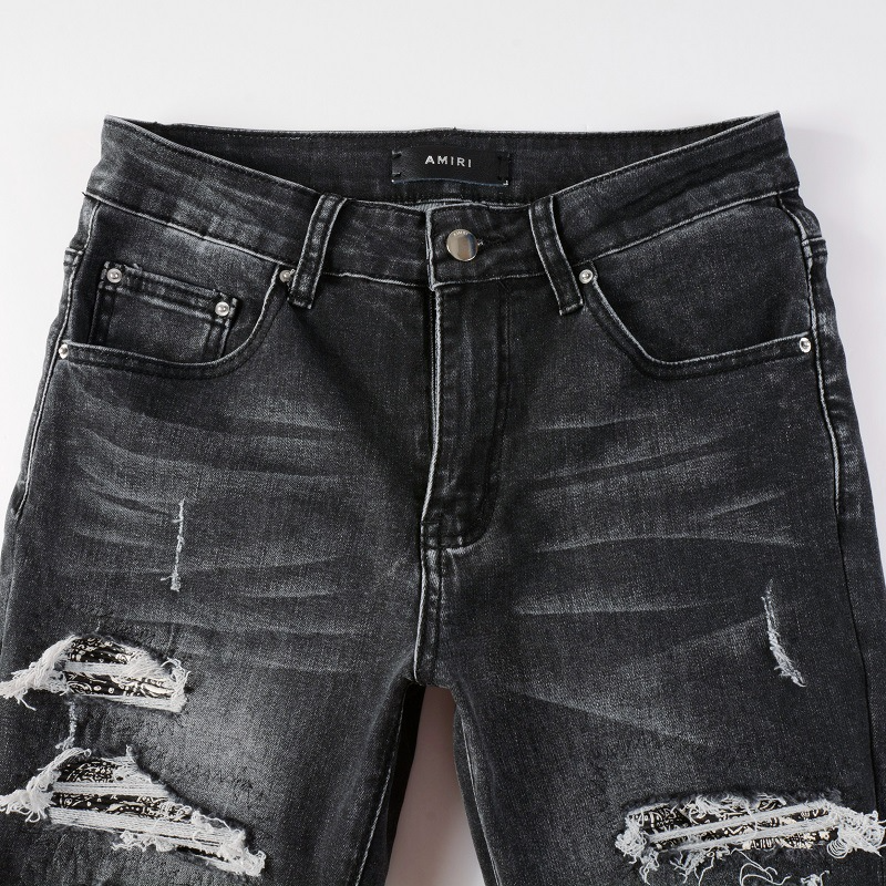 Title 4, Muške farmerke High Street Denim Patch Slim Fit...