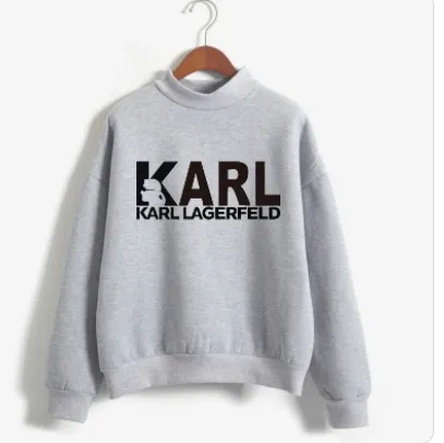 Thin Terry Round Neck Pullover Sweatshirt Grey - Shop at LoveMi