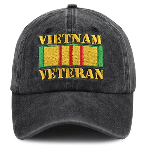 Vietnam Veterans Hats For Men, Adjustable Embroidered