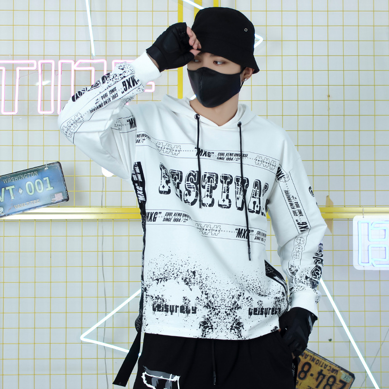 National Tide Sweater Loose Hooded Hip Hop