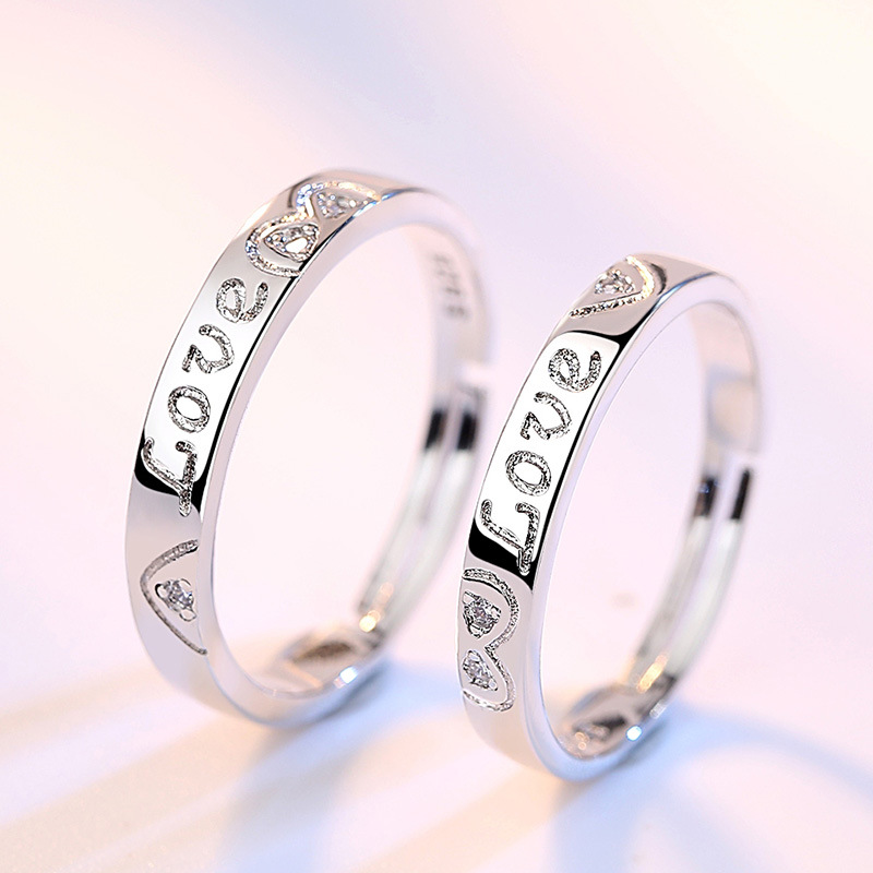 Electroplated Fashionable OL Love Lovers Ring