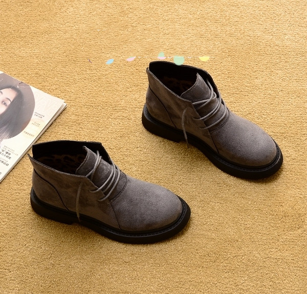 Summer Flat Heel Short Tube Thick Bottom Round Toe Short Boots