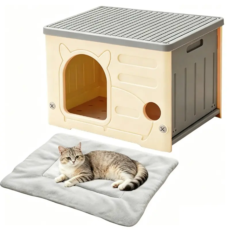 Cat House Cave All-Weather Outdoor Insulated Waterproof