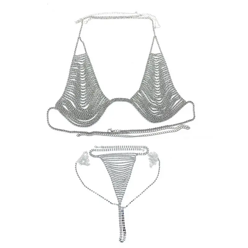 Shiny And Exquisite Multi-layer Rhinestone Body Chain