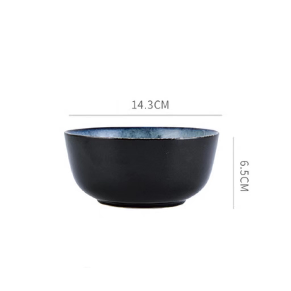 Title 17, Rice Bowl Ceramic Cutlery 5 Inch Bamboo Hat Poz...