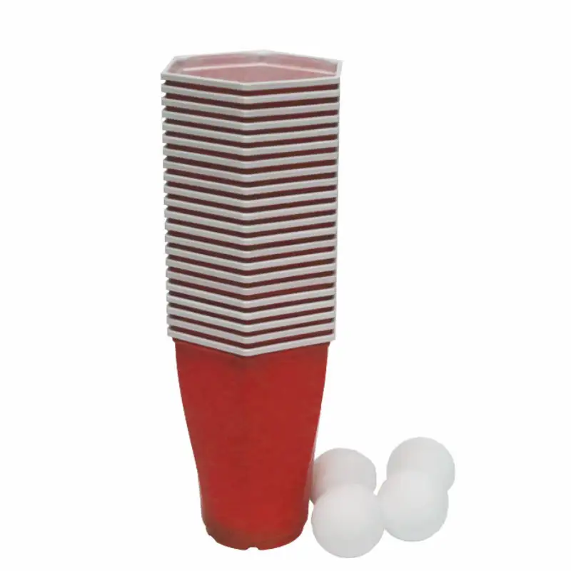 450ml Red Beer Pong Party Plastic Cups