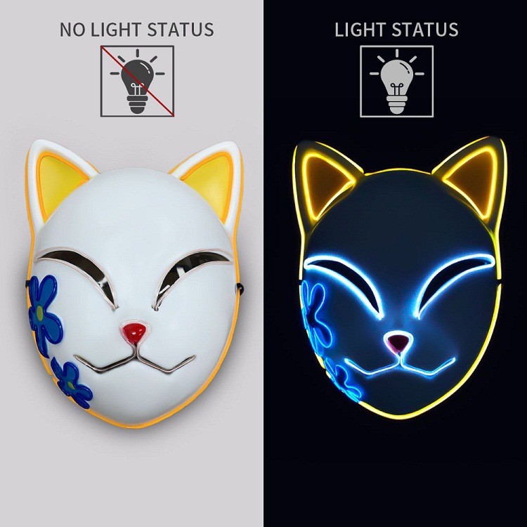 Title 4, Luminous Line LED Cat Face Mask