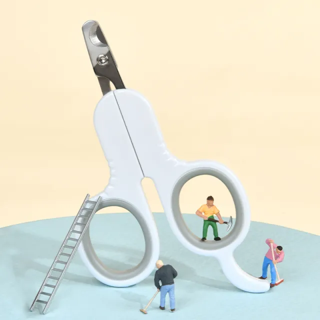 Pet Nail Clippers Professional Claw Trimmer Bended Scissor Special For Cats Kittens Dogs Puppies Small Animals Grey - Shop at LoveMi