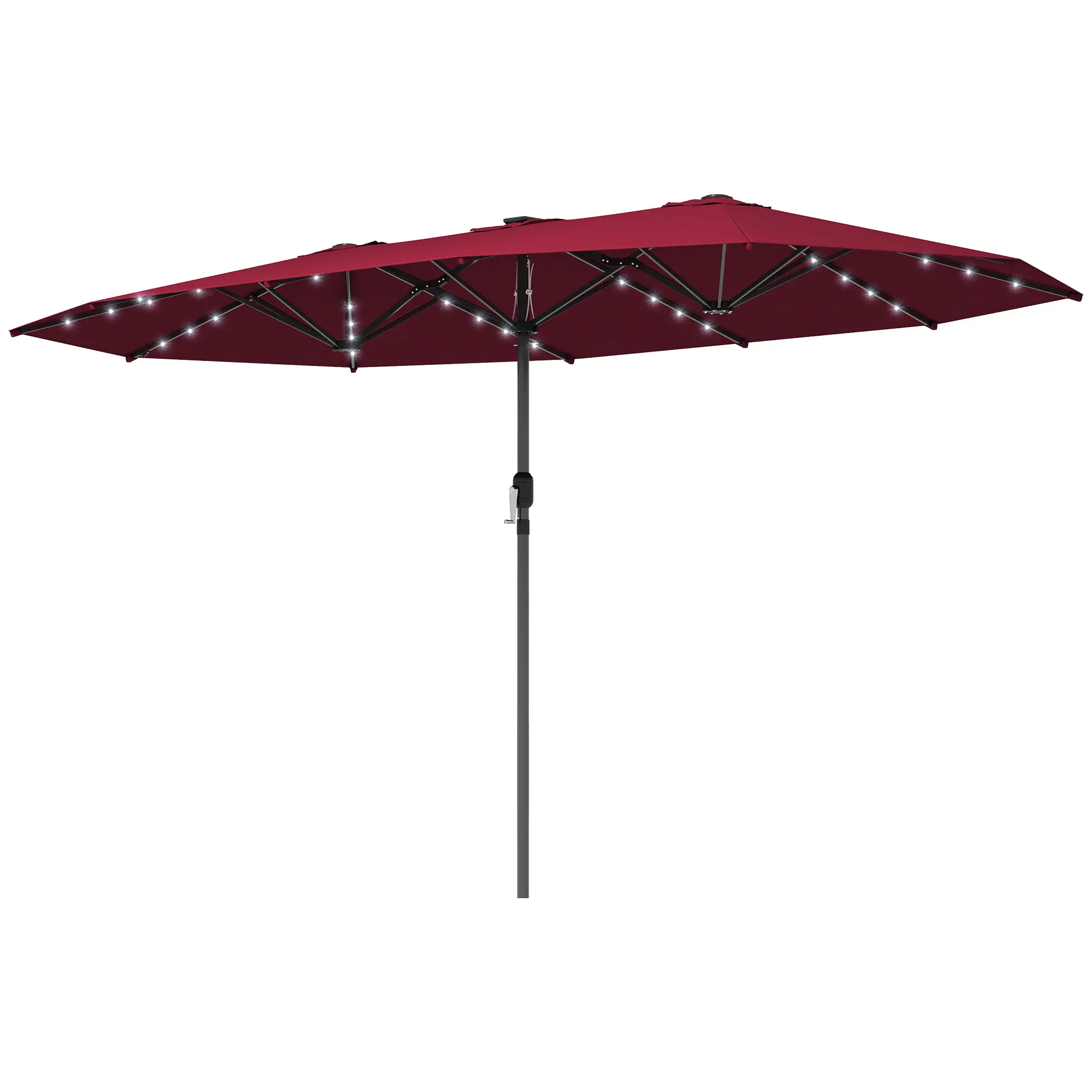 Garden Parasol, Double-Sided Sun Umbrella