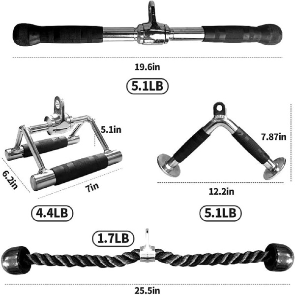 Multi-functional Fitness Handlebars, 4-piece Set Of Adjustable Pull-down Squat Racks For Home Use