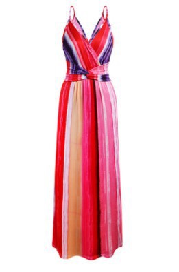 Women Party Dress Lady Long-sleeved Evening Gown