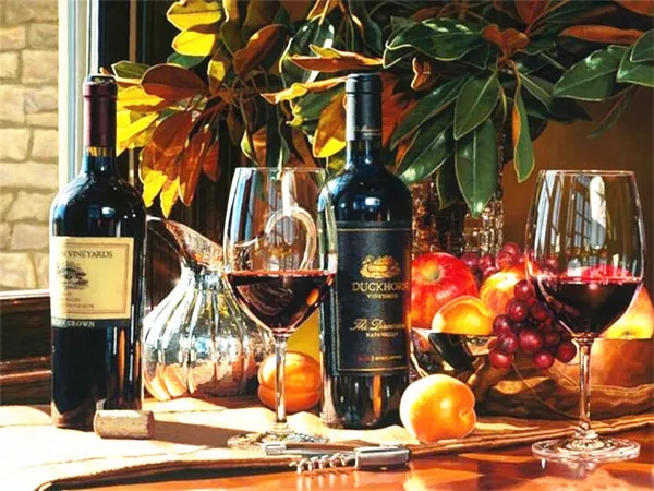 Red Wine Theme Diamond Painting Full 5d Embroidery Landscape - Shop at LoveMi