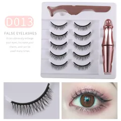 Mink Eyelashes Magnetic Eyelashes 5 Pairs Of Magnets - D013 - View 1