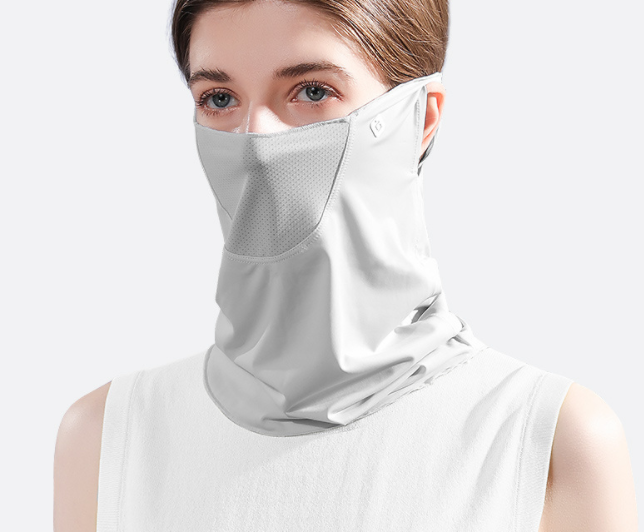 Summer Face Cover Face Scarf Balaclava UV Protction Earloop Neck Gaiter Breathable Outdoor Sports Women — foto 10