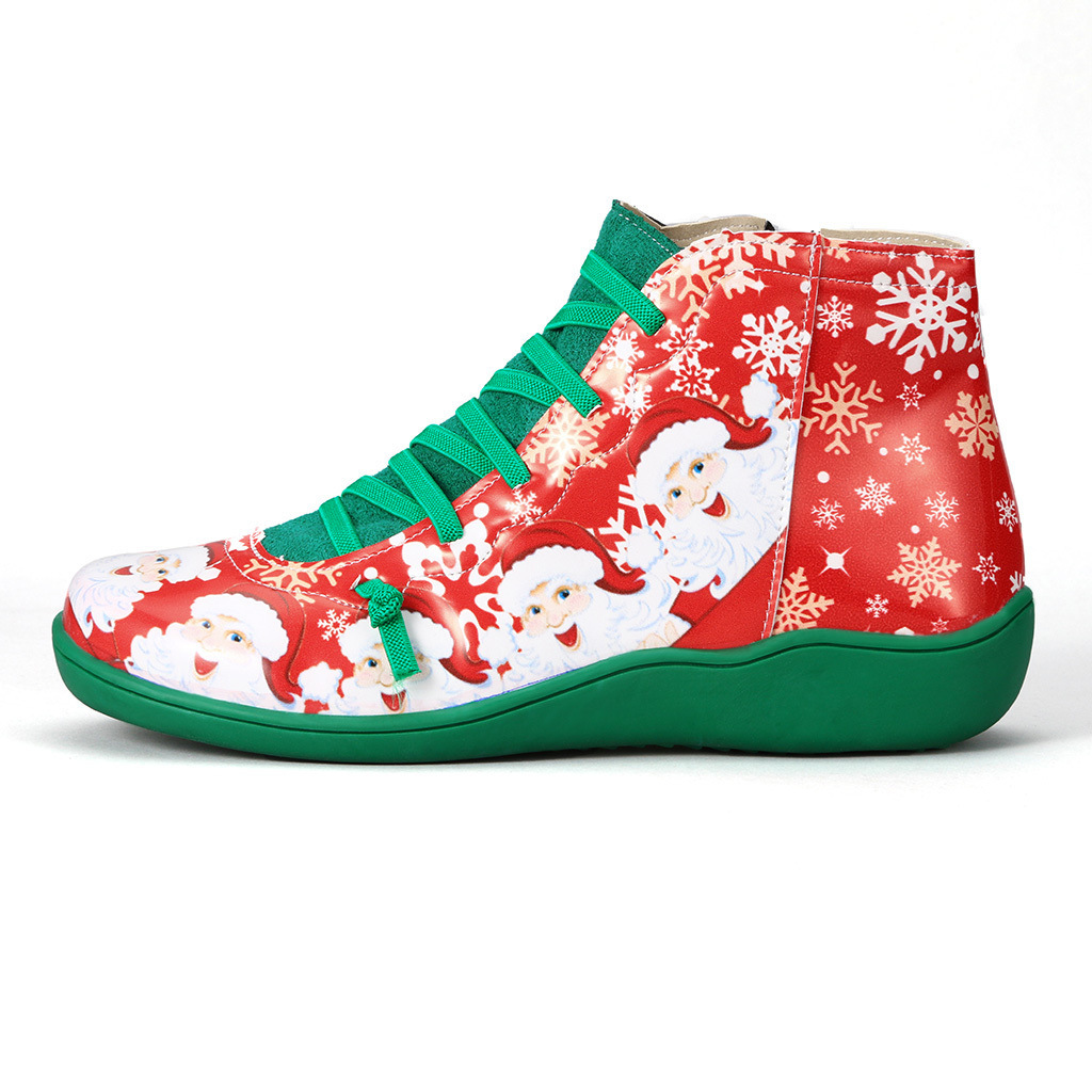 Title 11, Damen Casual Weihnachts Flache Stiefeletten, be...