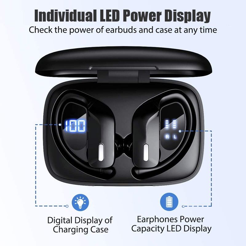 Wireless Hanging Ear Sports Waterproof Bluetooth Headset - Image 4
