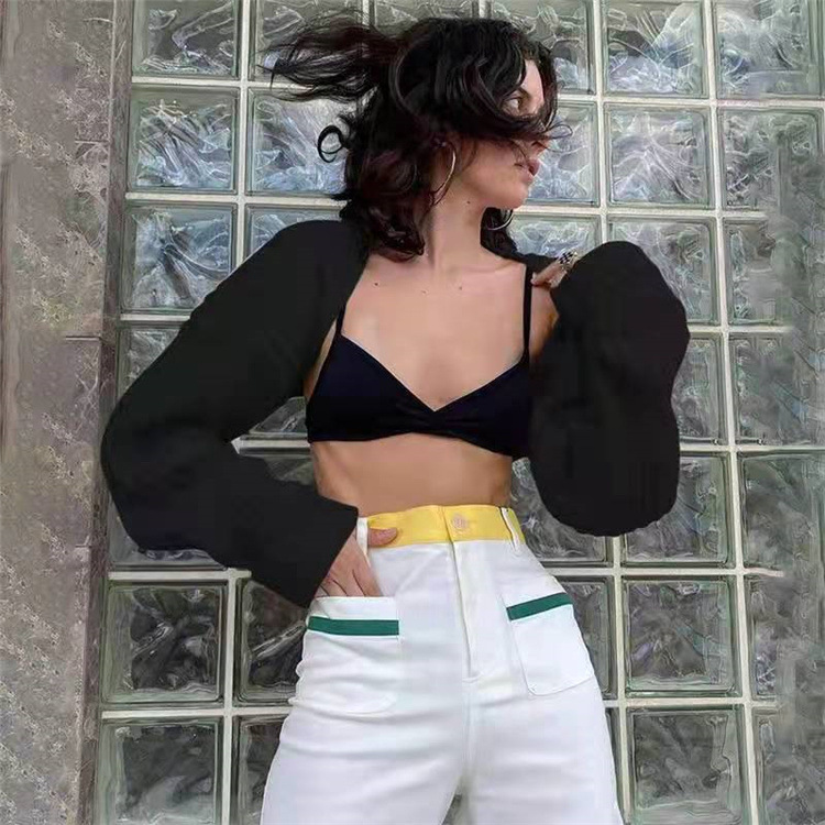 Autumn And Winter Knitted Jacket Cardigan Women's Sweater Black - Shop at LoveMi