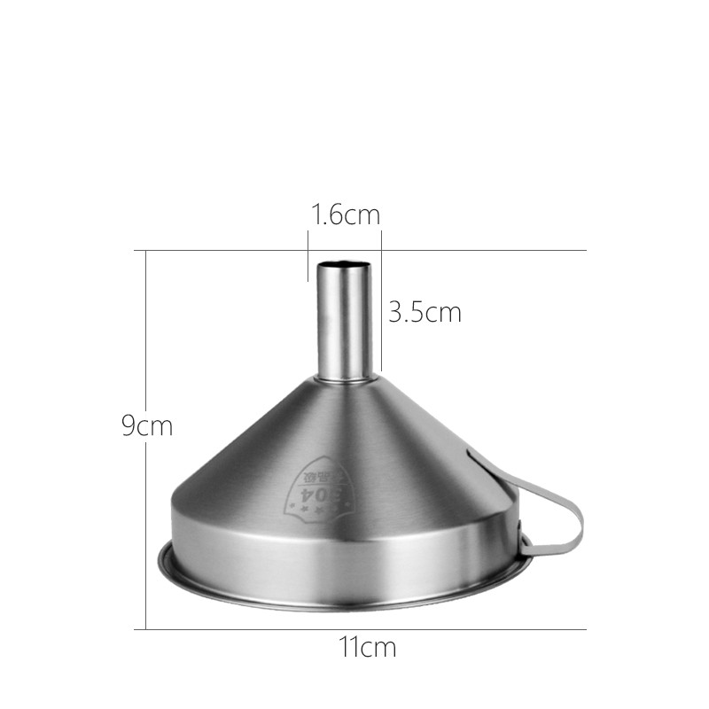 Title 1, 304 stainless steel funnel