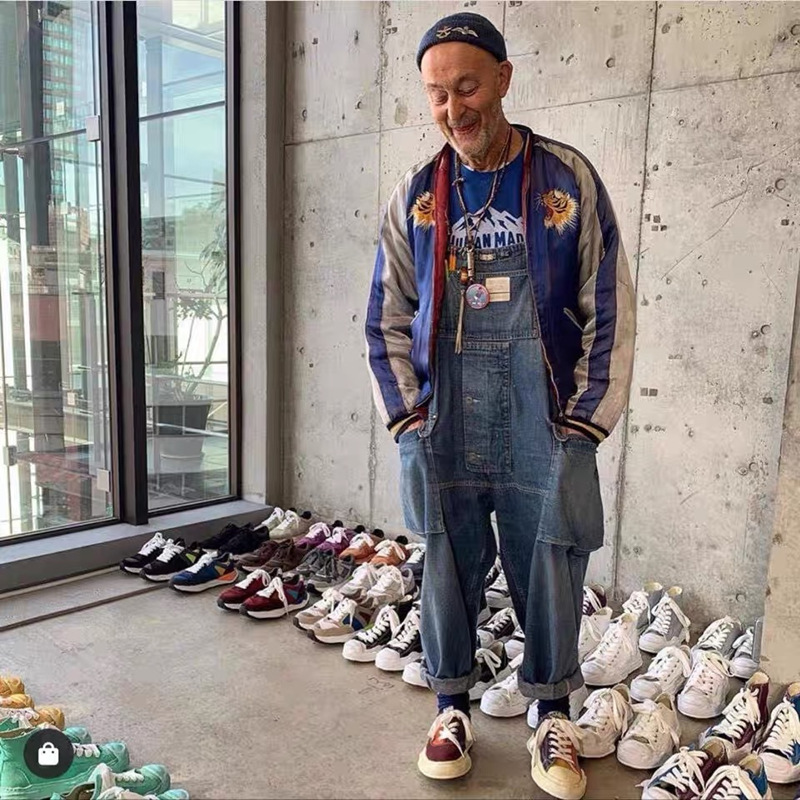 Wash Water To Make Old Denim Overalls Men's Tide Brand