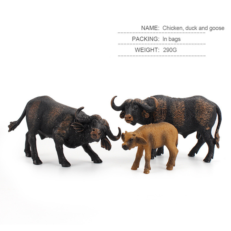 African Buffalo 3 Pieces