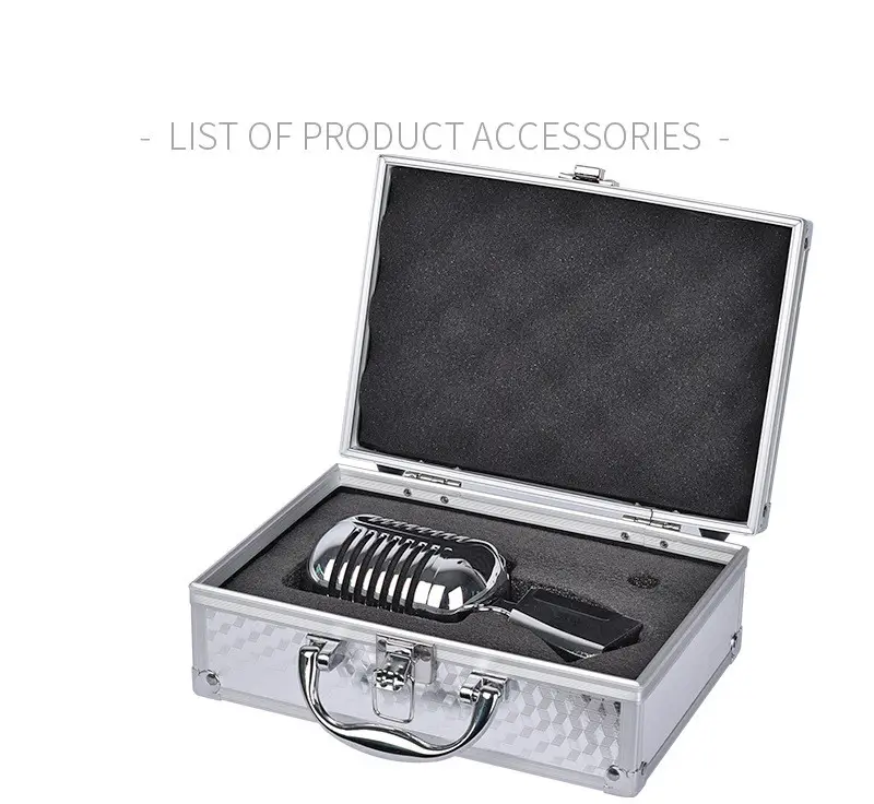 Retro Metal Home Stage Microphone