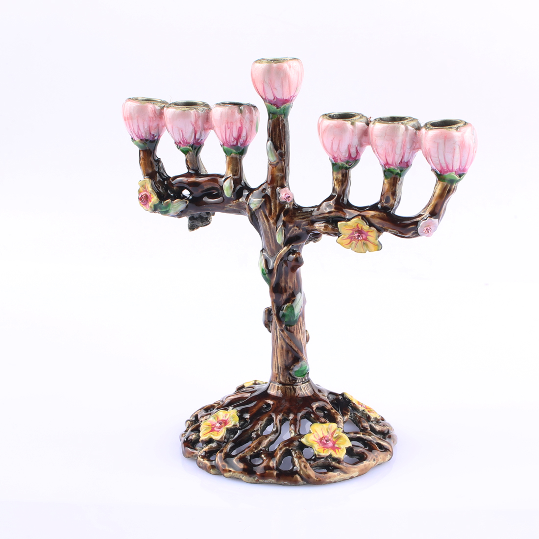Nine-Head Metal Candle Holder, picture 2 of 4