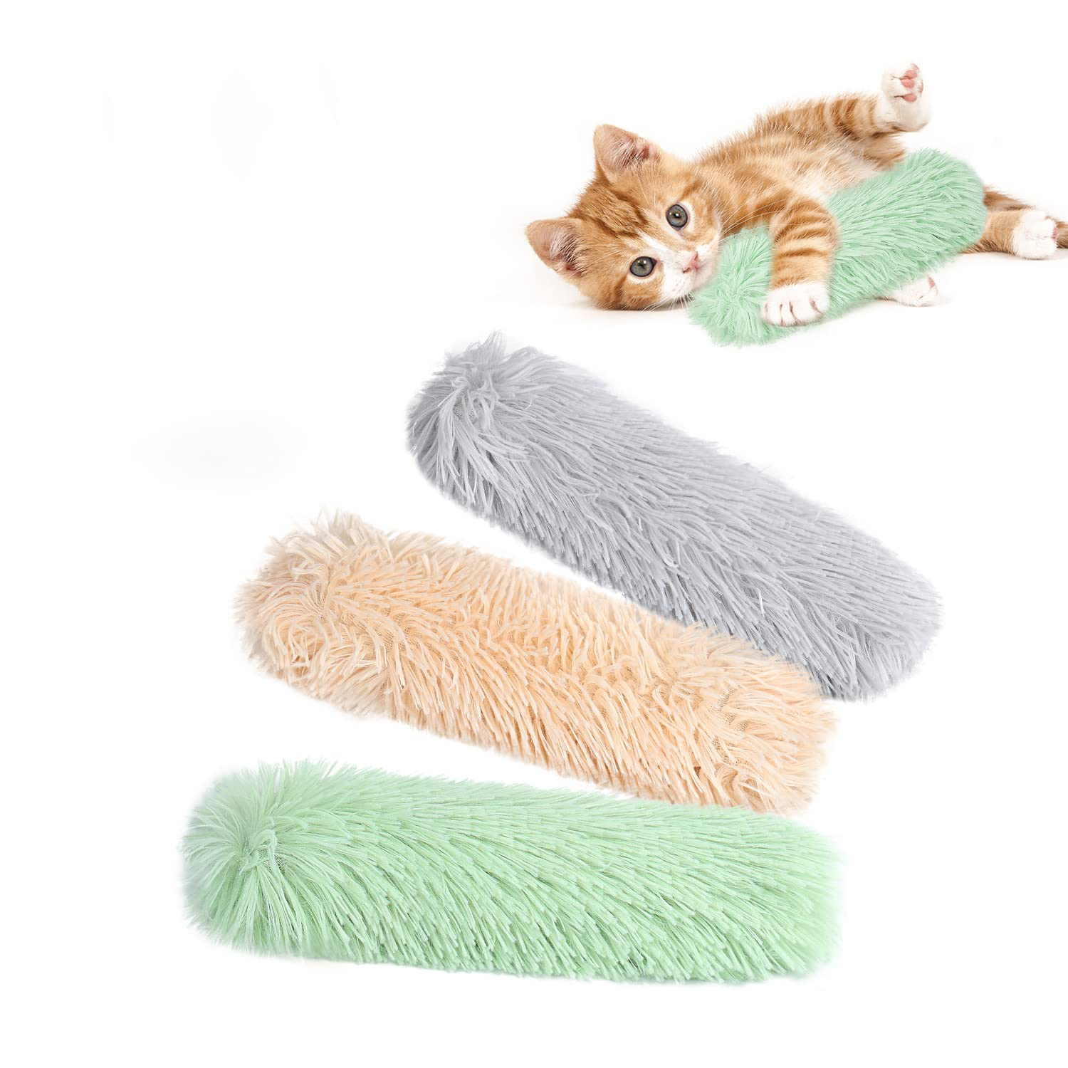 Catnip Crinkle Pillow Toys