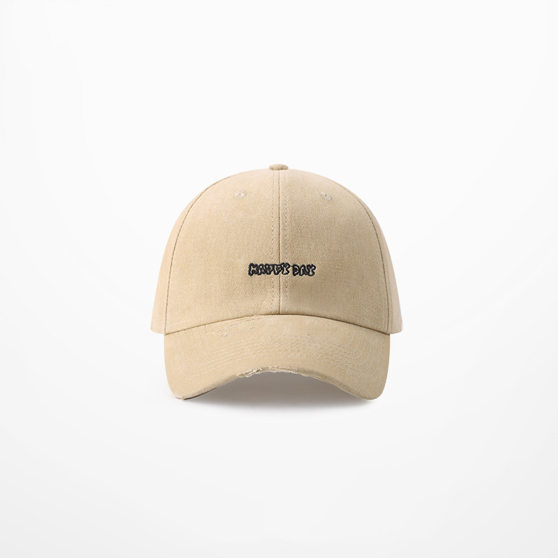 All-match Retro Cap With Curved Brim Spring And Summer