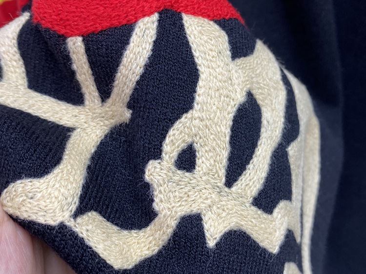 Large Flower Round Neck Loose Pullover Sweater Bottoming Shirt