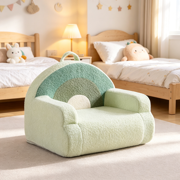 Kids Teddy Velvet Armchair
