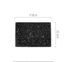 Black Stone 17.8X12.3Cm