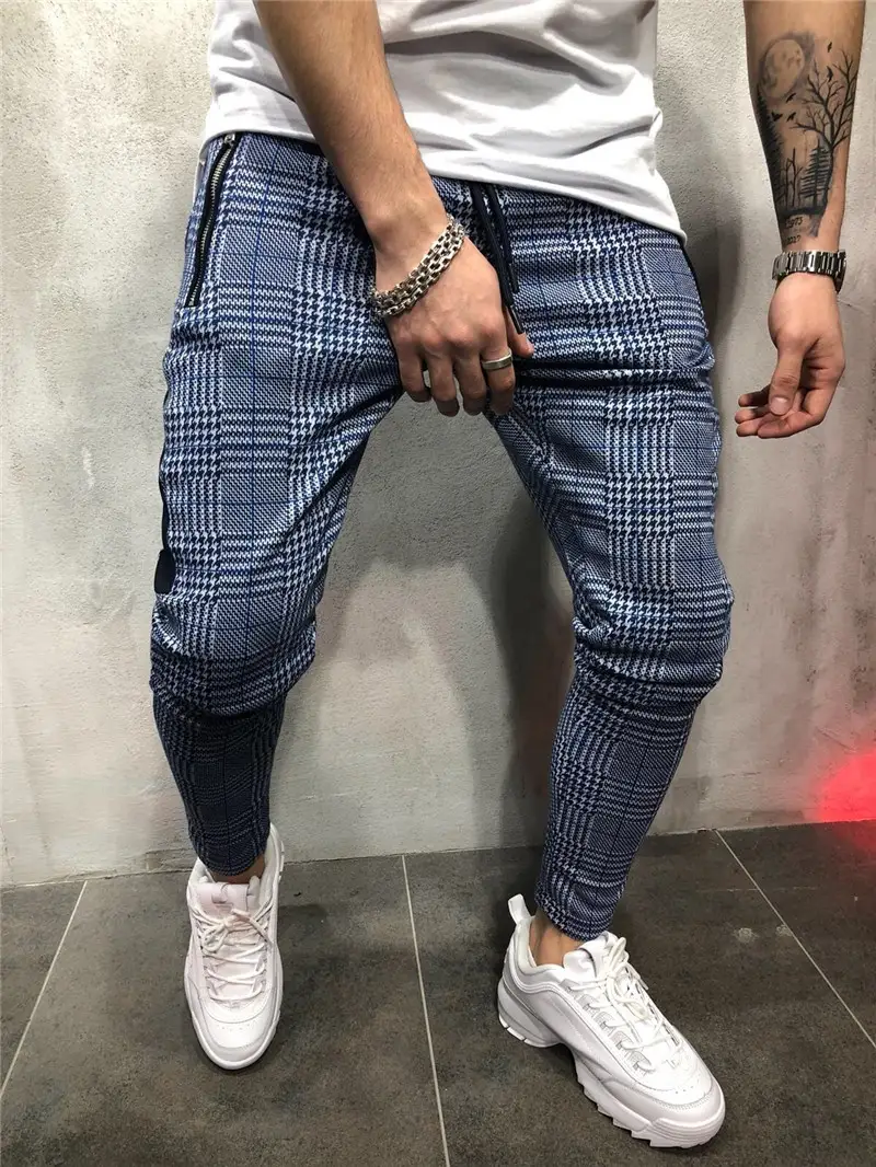 Muscular European And American Men's Cross-border Jogging Pants Fitness Training Fashion