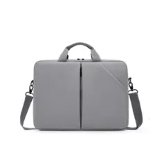 Portable Laptop Bag Multi-function Cross Body - Grey - View 1