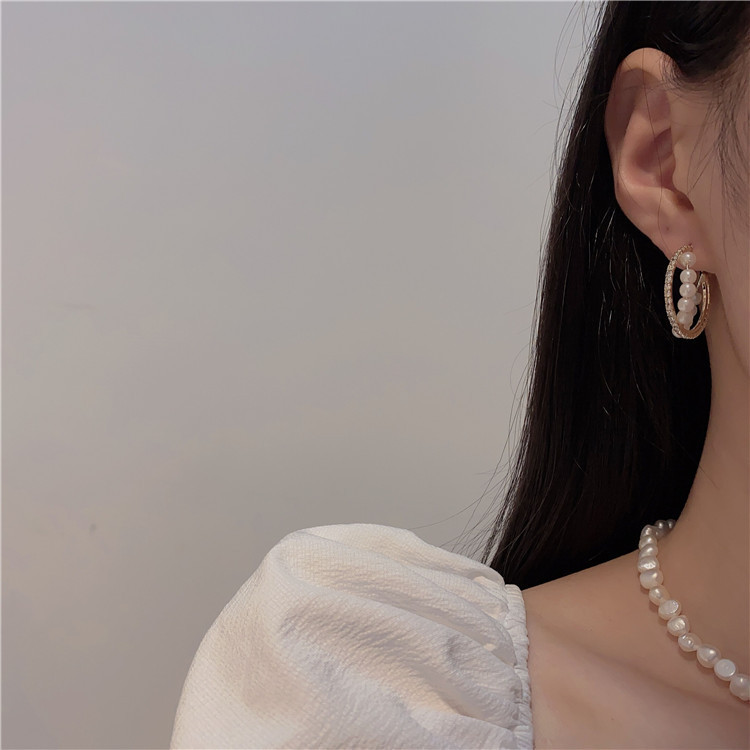Elegant And Versatile Net Red Fashion Earrings
