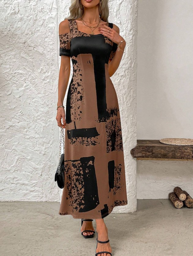 Summer Fashion Casual Short Sleeve Dress For Women