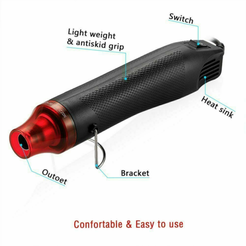 300W Portable Hot Air Gun, Mini Portable Heat Gun For DIY, Crafts, Shrink Wrapping — foto 13