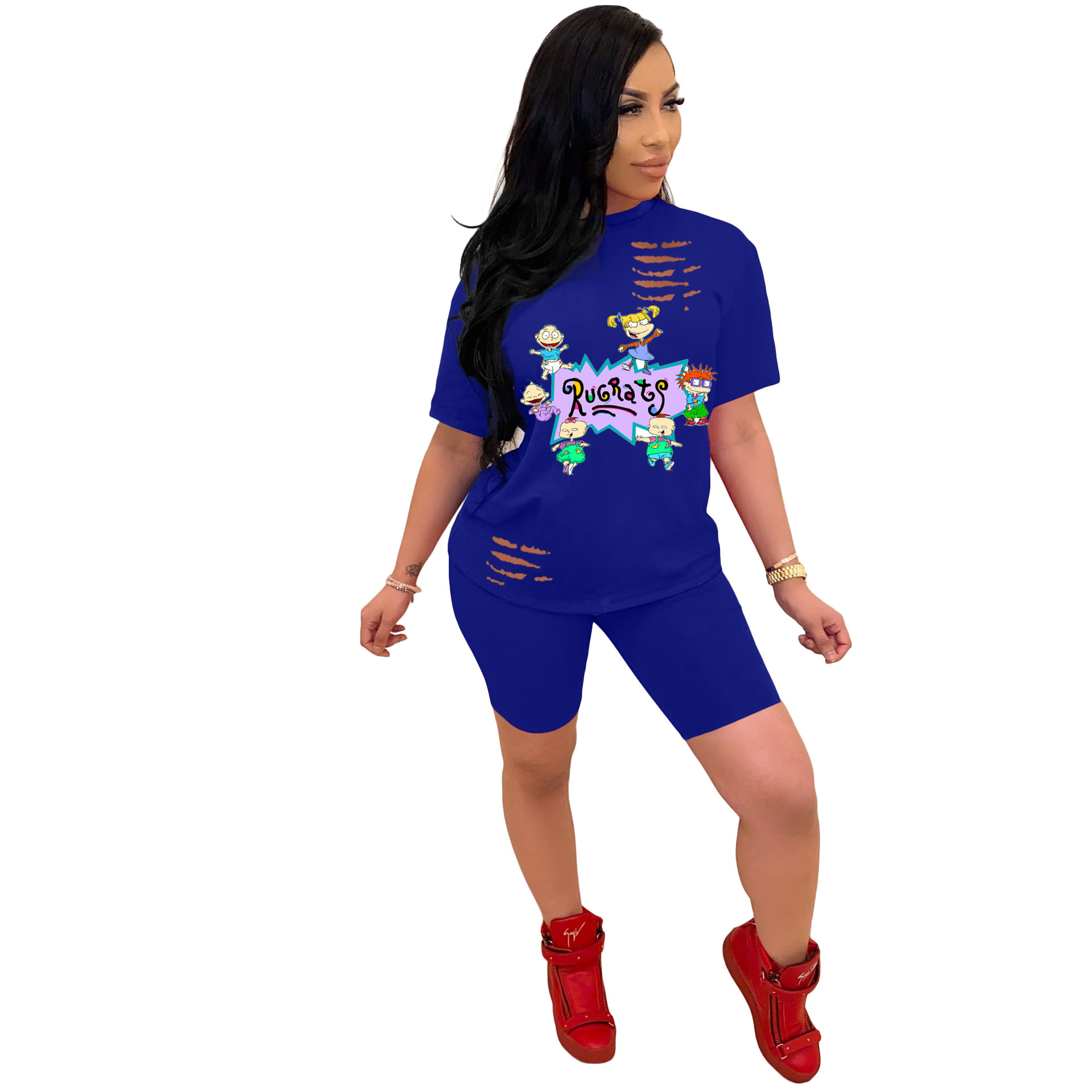 Leisure Women's Floral Anime Set