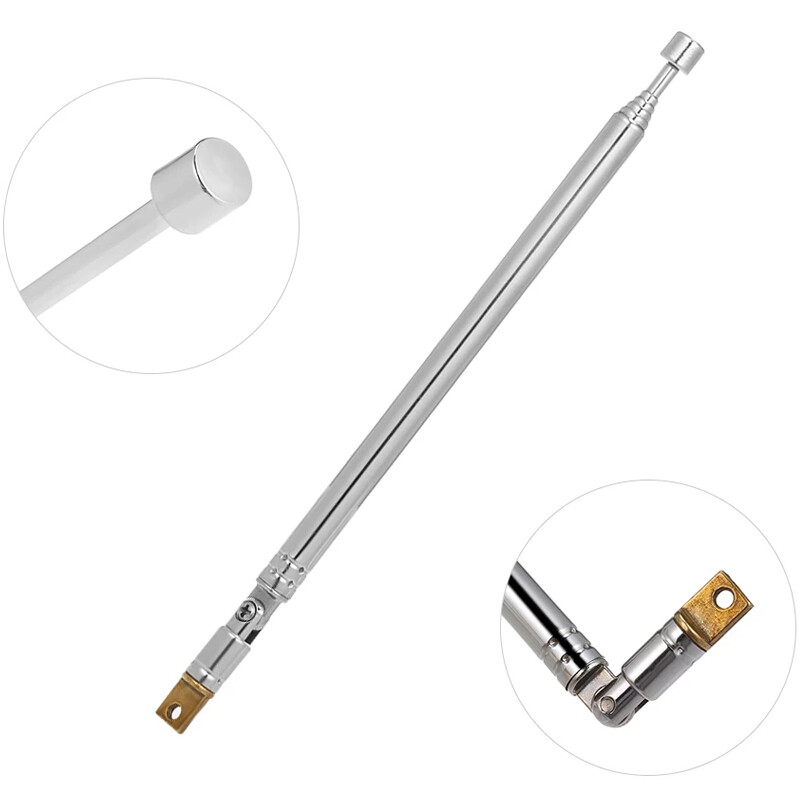 7 Section 174 -770mm Telescopic Aerial Antenna For TV Radio DAB AM FM Replacement