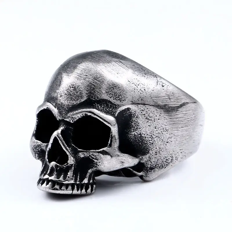 Creative Punk Skull Titanium Steel Ring