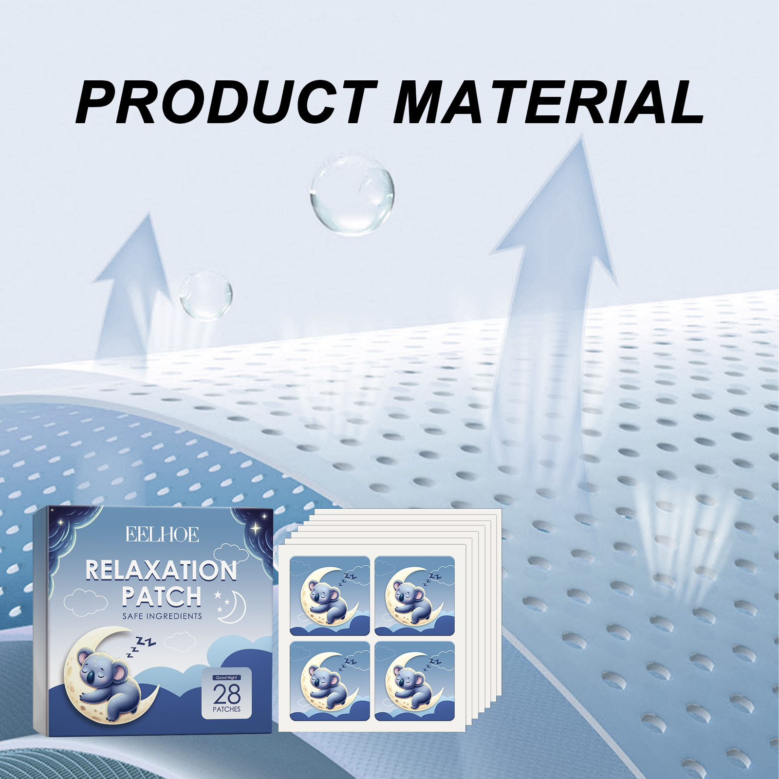 EELHOE Relaxation Patch, Sleep Patches To Help You Fall Asleep Faster At Night And Protect Your Sleep Quality